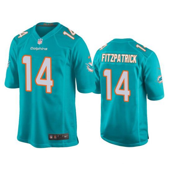 Men Miami Dolphins #14 Ryan Fitzpatrick Nike Green Game NFL Jersey->oakland raiders->NFL Jersey